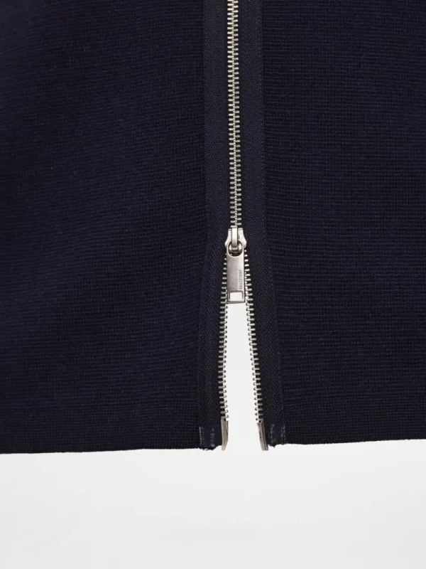 Strik>SELECTED AFSLAPPET CARDIGAN MED LYNLÅS Blue