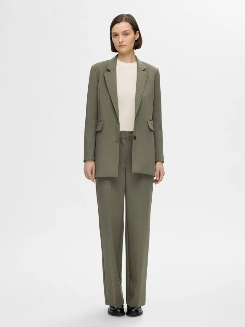 afslappet_pasform_blazer_1.webp Jakkesæt & Blazers>SELECTED AFSLAPPET PASFORM BLAZER Green
