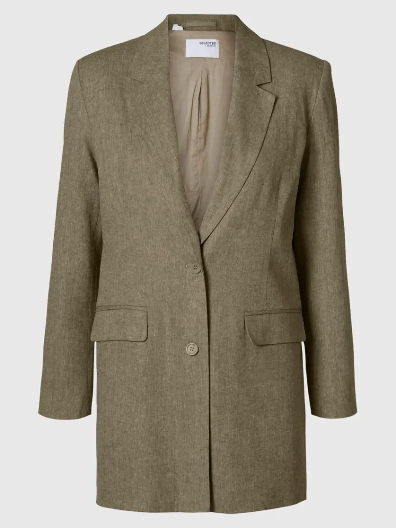 afslappet_pasform_blazer_5-3.webp Jakkesæt & Blazers>SELECTED AFSLAPPET PASFORM BLAZER Green