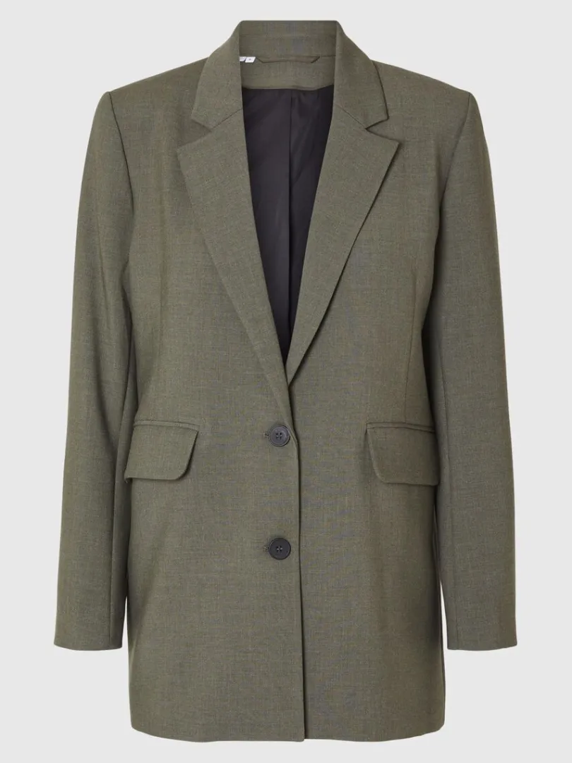 afslappet_pasform_blazer_5.webp Jakkesæt & Blazers>SELECTED AFSLAPPET PASFORM BLAZER Green