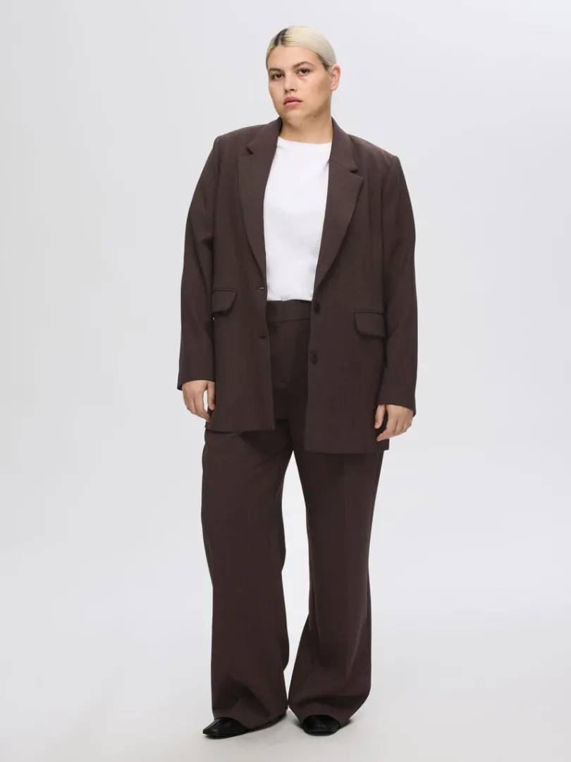 afslappet_pasform_blazer_7.webp Jakkesæt & Blazers>SELECTED AFSLAPPET PASFORM BLAZER Brown