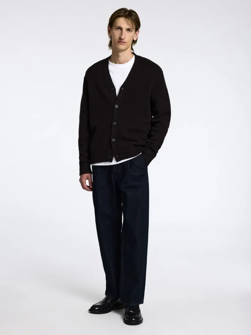 afslappet_pasform_cardiga_1-3.webp Strik>SELECTED AFSLAPPET PASFORM CARDIGAN Brown