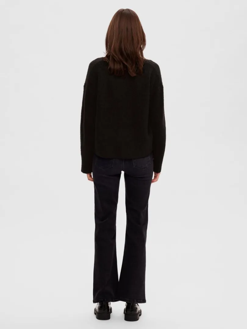 afslappet_pasform_cardiga_4-2.webp Strik>SELECTED AFSLAPPET PASFORM CARDIGAN Black