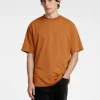 T-shirts>SELECTED AFSLAPPET PASFORM T-SHIRT Orange