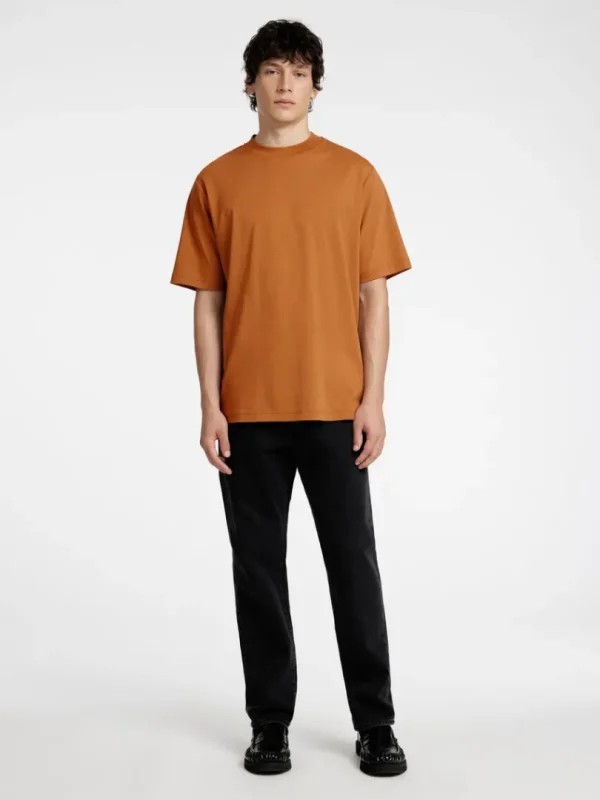 T-shirts>SELECTED AFSLAPPET PASFORM T-SHIRT Orange