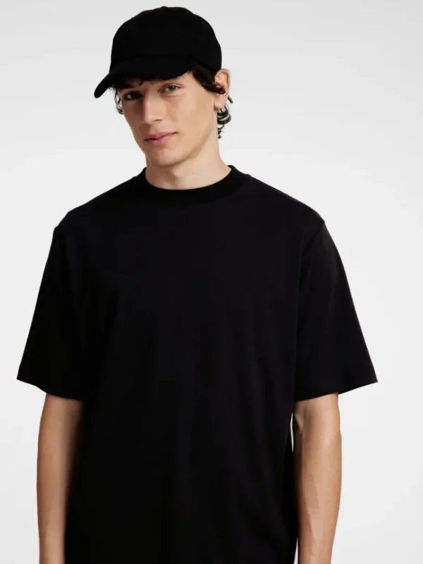 T-shirts>SELECTED AFSLAPPET PASFORM T-SHIRT Black