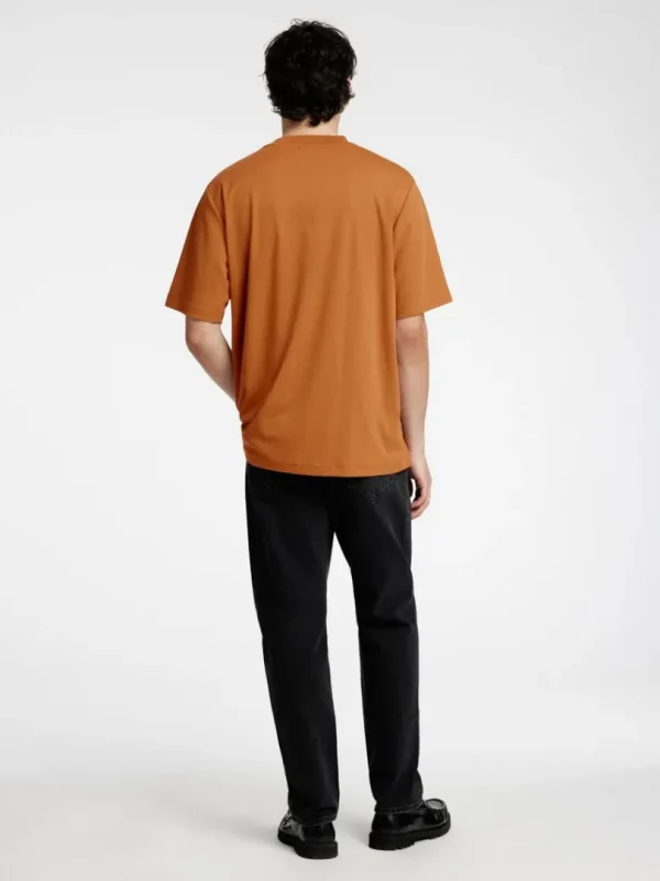 T-shirts>SELECTED AFSLAPPET PASFORM T-SHIRT Orange