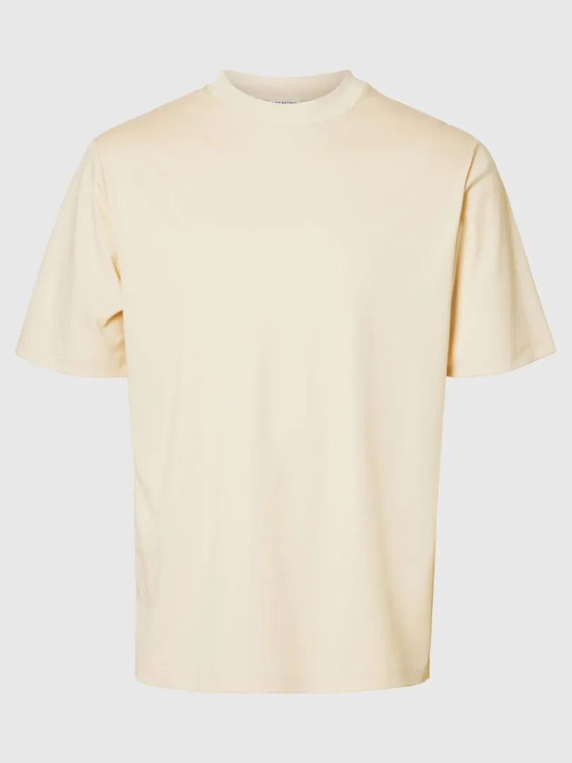 afslappet_pasform_tshirt_5-1.webp T-shirts>SELECTED AFSLAPPET PASFORM T-SHIRT Beige