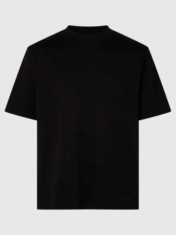 T-shirts>SELECTED AFSLAPPET PASFORM T-SHIRT Black