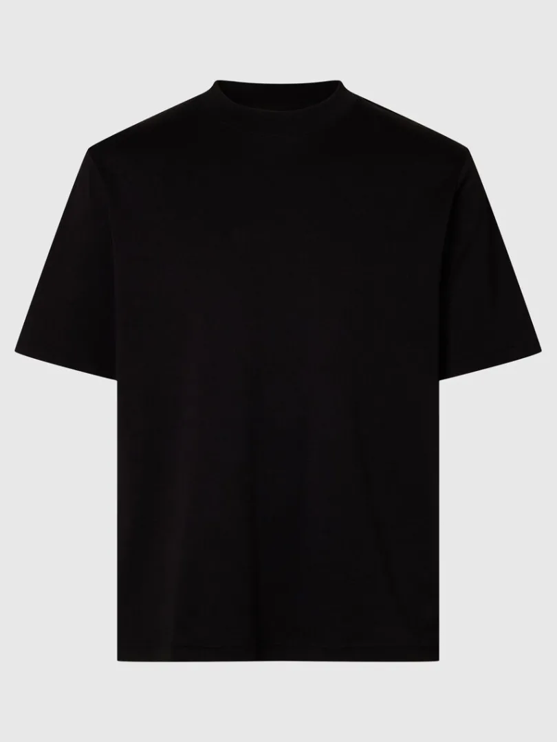 afslappet_pasform_tshirt_5-2.webp T-shirts>SELECTED AFSLAPPET PASFORM T-SHIRT Black