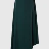 Nederdele>SELECTED ASYMMETRISK MAXINEDERDEL Green
