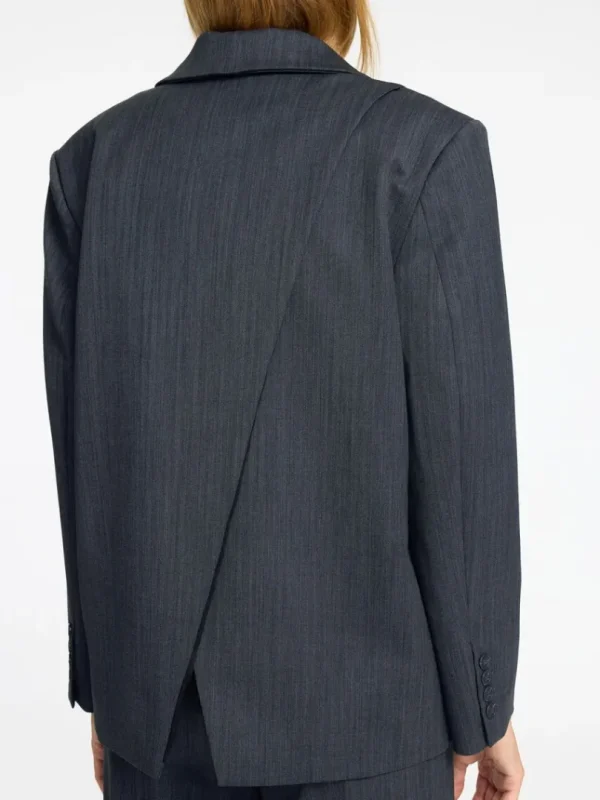 Jakkesæt & Blazers | Overtøj>SELECTED ASYMMETRISK OVERSIZED BLAZER Grey