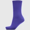 Accessories>SELECTED BASIC RIBBET STRØMPER Purple