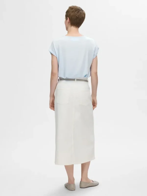 T-shirts>SELECTED BÅDUDSKÆRING T-SHIRT Blue