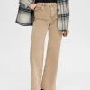 Jeans>SELECTED WIDE FIT JEANS Beige