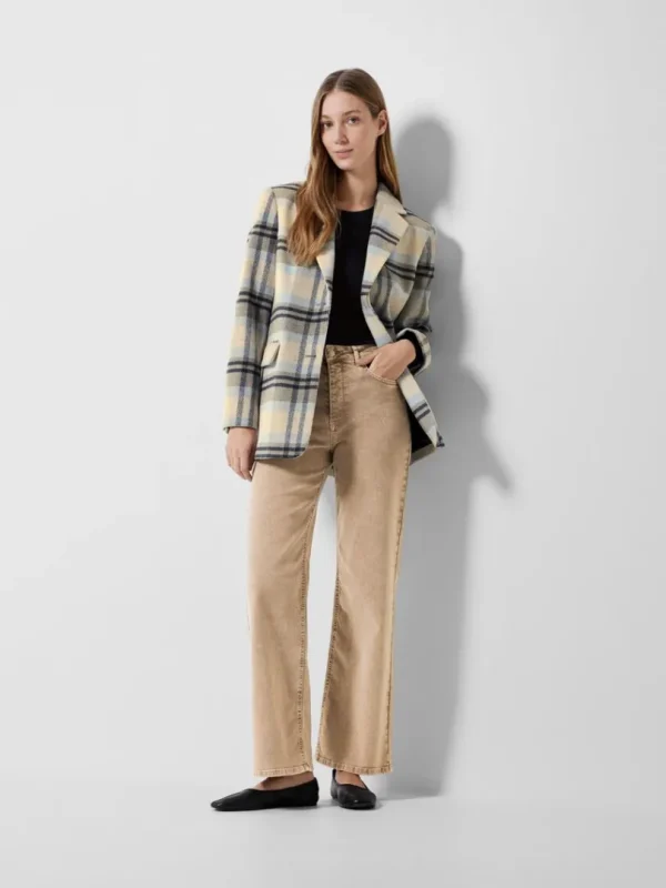 Jeans>SELECTED WIDE FIT JEANS Beige