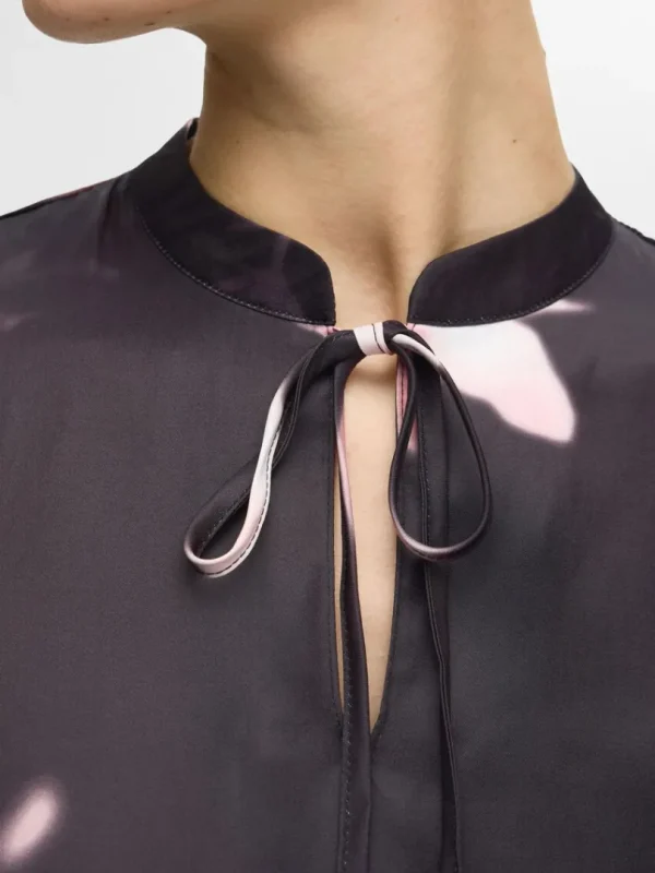 Toppe Og Bluser>SELECTED BLOMSTERPRINTET BLUSE Pink