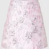 Nederdele>SELECTED BLOMSTRET JACQUARD MININEDERDEL Pink