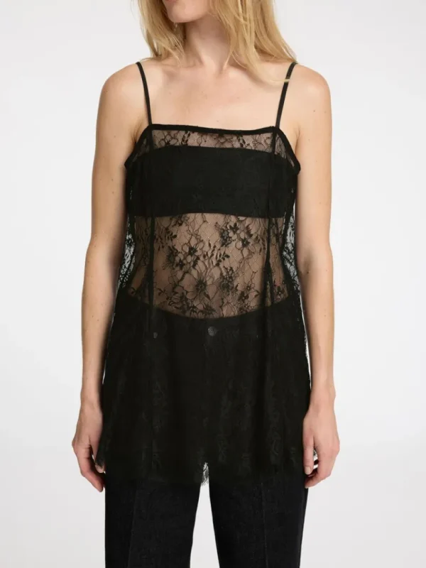 Toppe Og Bluser>SELECTED BLONDE CAMISOLE Black