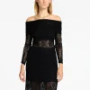 Toppe Og Bluser>SELECTED BLONDE OFF-SHOULDER TOP Black