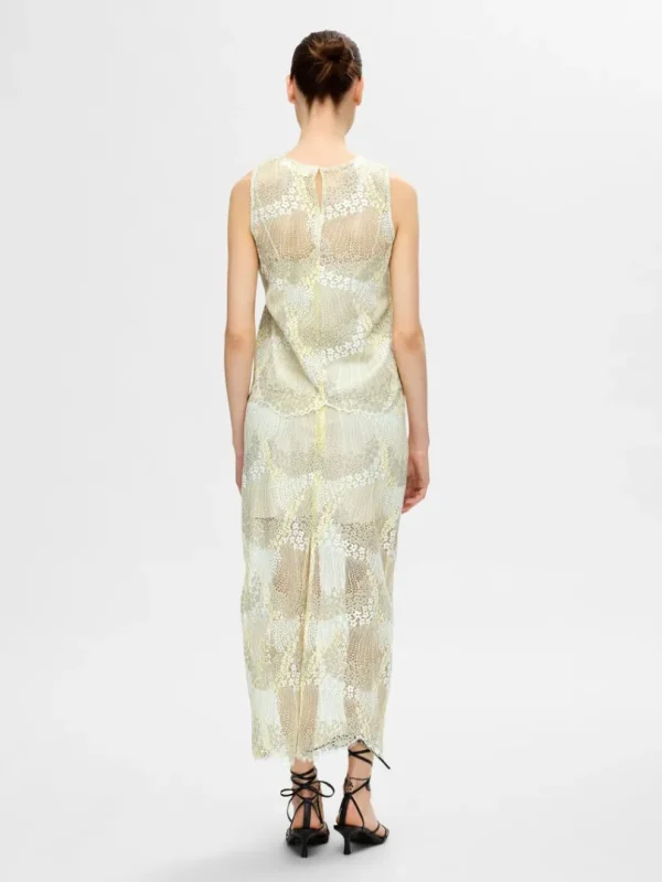 Toppe Og Bluser>SELECTED BLONDE TOP Yellow