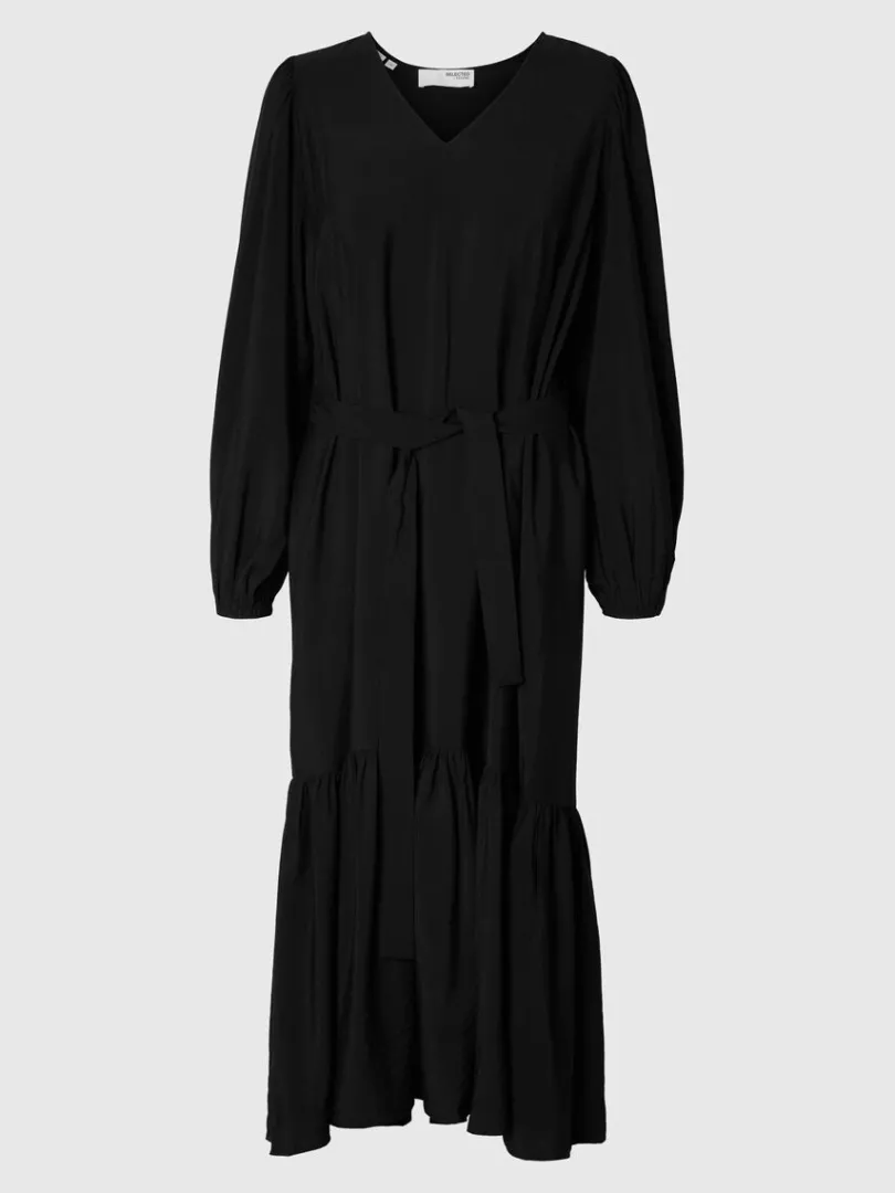 blte_maxikjole_5.webp Kjoler>SELECTED BÆLTE- MAXIKJOLE Black