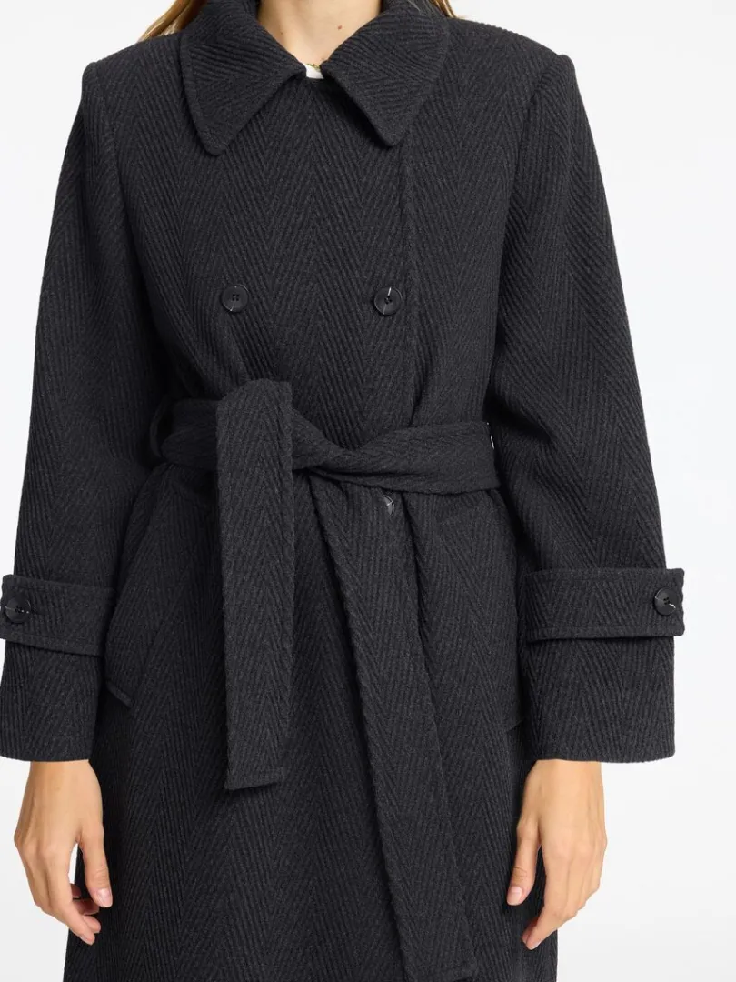 blte_trenchcoat_3.webp Overtøj>SELECTED BÆLTE- TRENCHCOAT Grey
