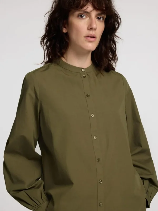 Skjorter>SELECTED 100% BOMULD LANGÆRMET SKJORTE Green