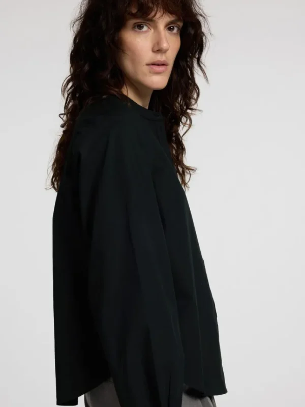 Skjorter>SELECTED 100% BOMULD LANGÆRMET SKJORTE Black
