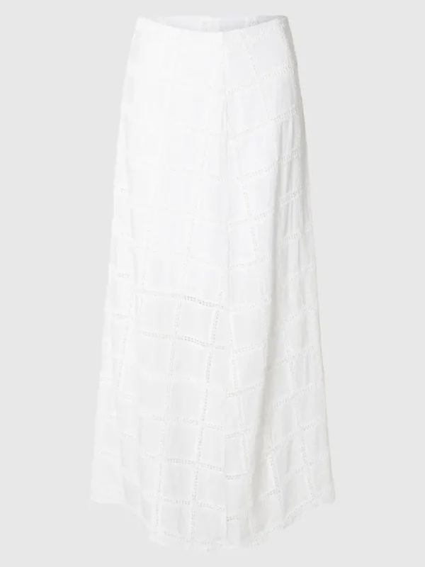 Nederdele>SELECTED BOMULD MAXINEDERDEL White