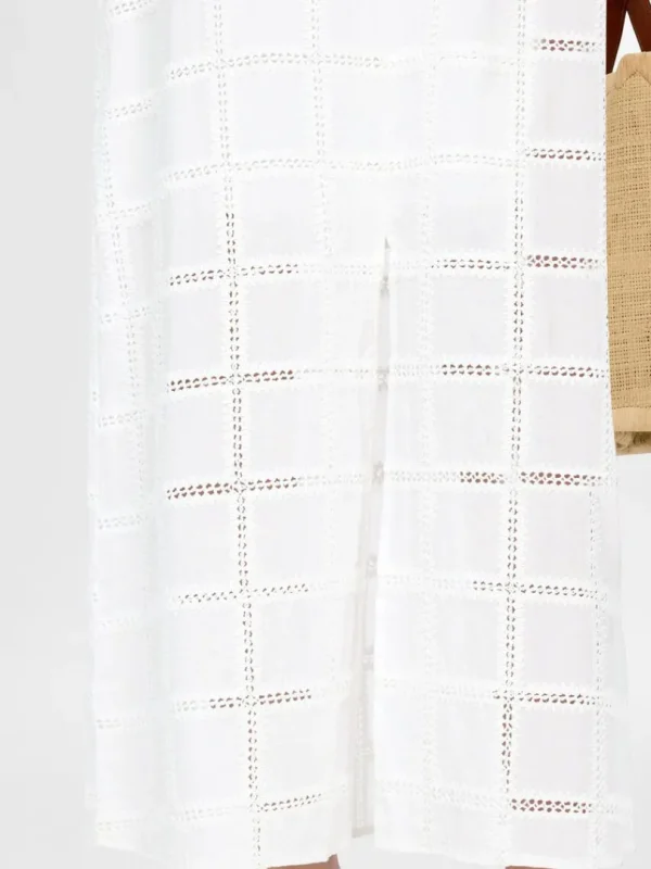 Nederdele>SELECTED BOMULD MAXINEDERDEL White
