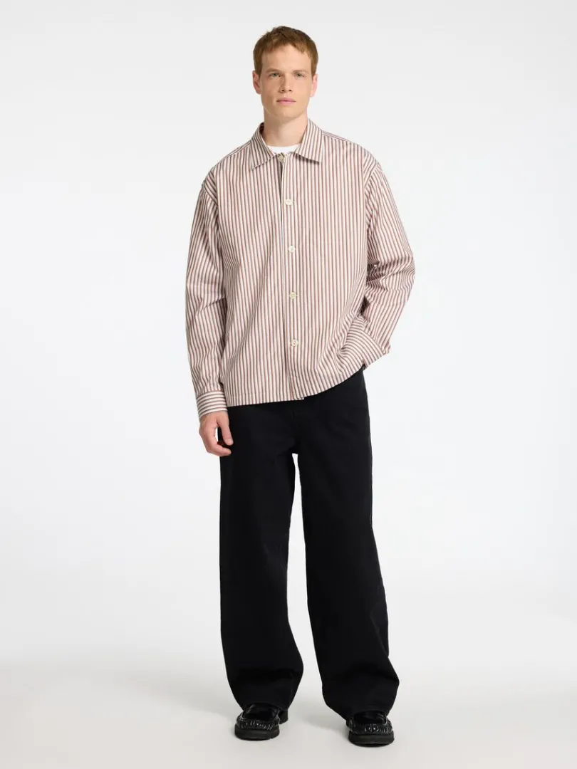 bomuld_overshirt_2.webp Skjorter | Overtøj>SELECTED 100% BOMULD OVERSHIRT Brown