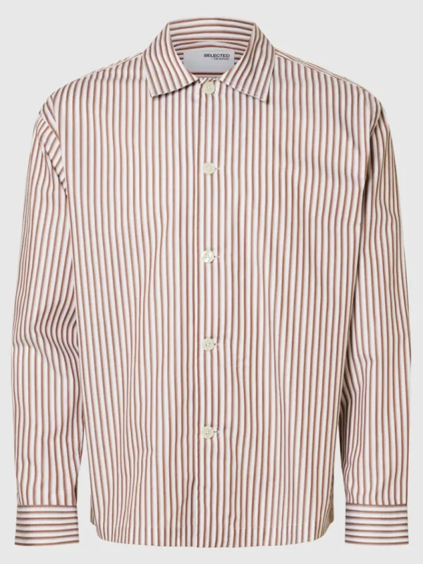 Skjorter | Overtøj>SELECTED 100% BOMULD OVERSHIRT Brown