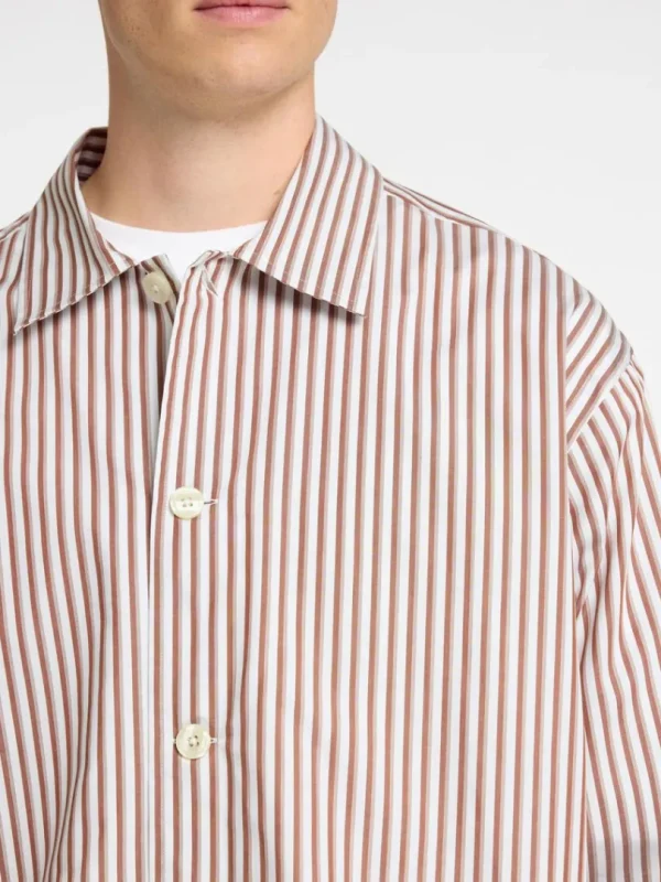 Skjorter | Overtøj>SELECTED 100% BOMULD OVERSHIRT Brown