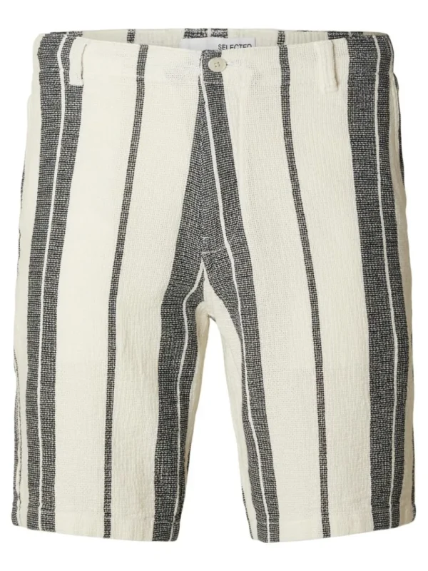 Shorts>SELECTED BOMULD SHORTS White