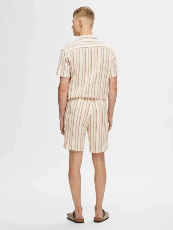Shorts>SELECTED BOMULD SHORTS Beige