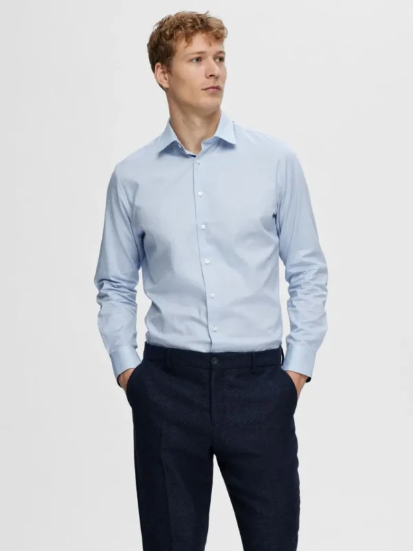 Skjorter>SELECTED BOMULD SKJORTE Blue