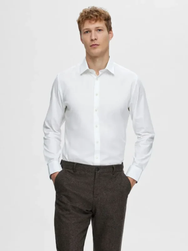 Skjorter>SELECTED BOMULD SKJORTE White