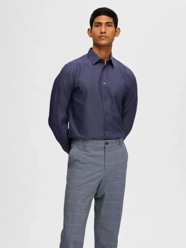 Skjorter>SELECTED BOMULD SKJORTE Blue