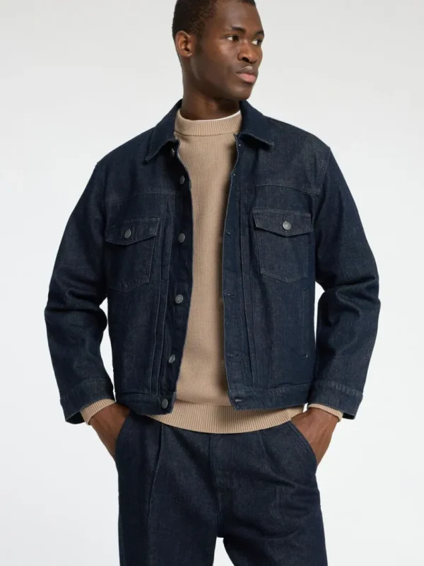 Strik>SELECTED 100% BOMULD SWEATER MED RUND HALS Beige