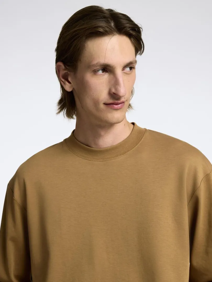 bomuld_top_med_lange_rme_3-2.webp T-shirts>SELECTED 100% BOMULD TOP MED LANGE ÆRMER Orange