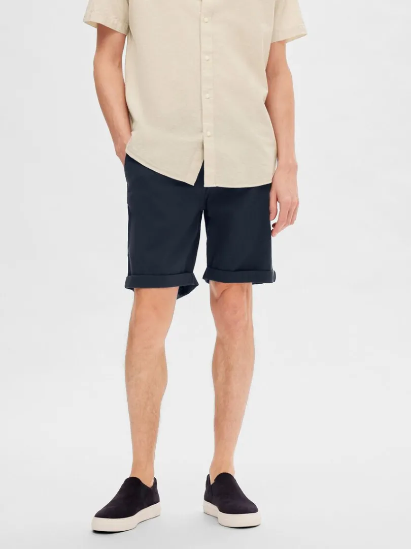 bomuldsflex_shorts_0-1.webp Shorts>SELECTED BOMULDSFLEX SHORTS Blue