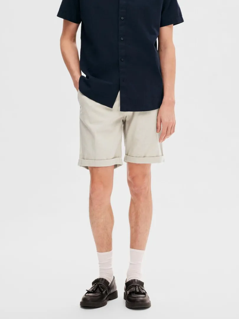 bomuldsflex_shorts_0.webp Shorts>SELECTED BOMULDSFLEX SHORTS Beige