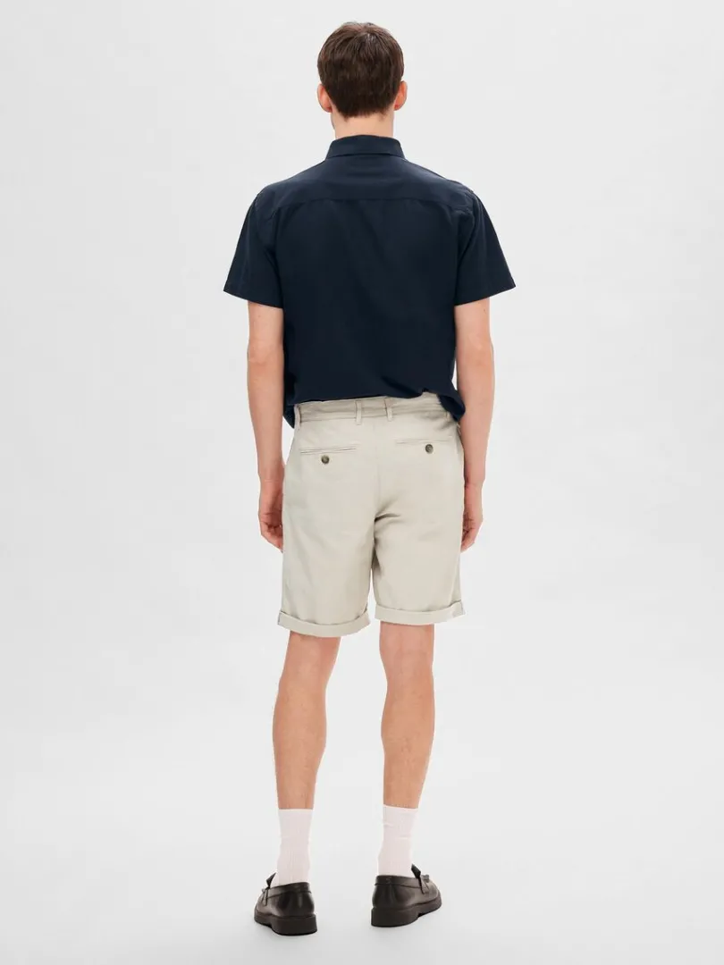 bomuldsflex_shorts_1.webp Shorts>SELECTED BOMULDSFLEX SHORTS Beige