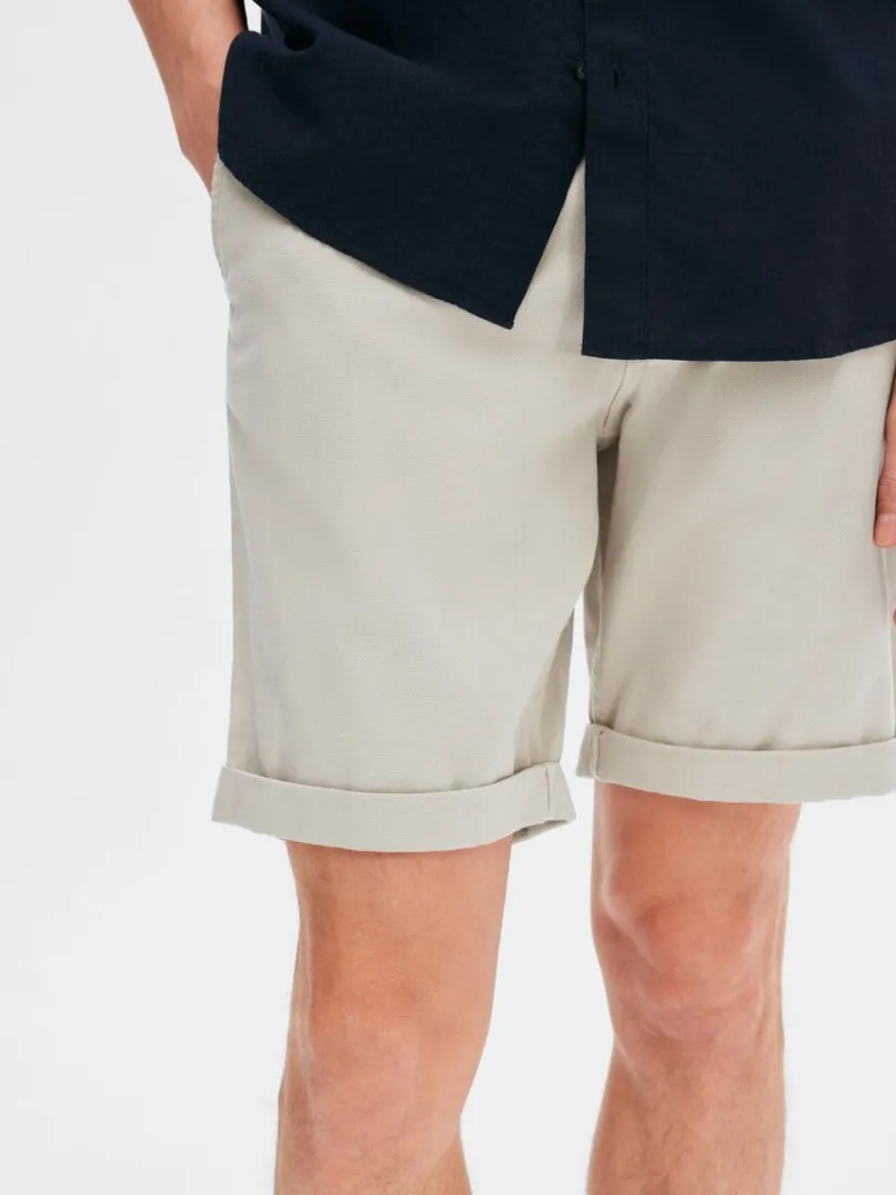bomuldsflex_shorts_4.webp Shorts>SELECTED BOMULDSFLEX SHORTS Beige