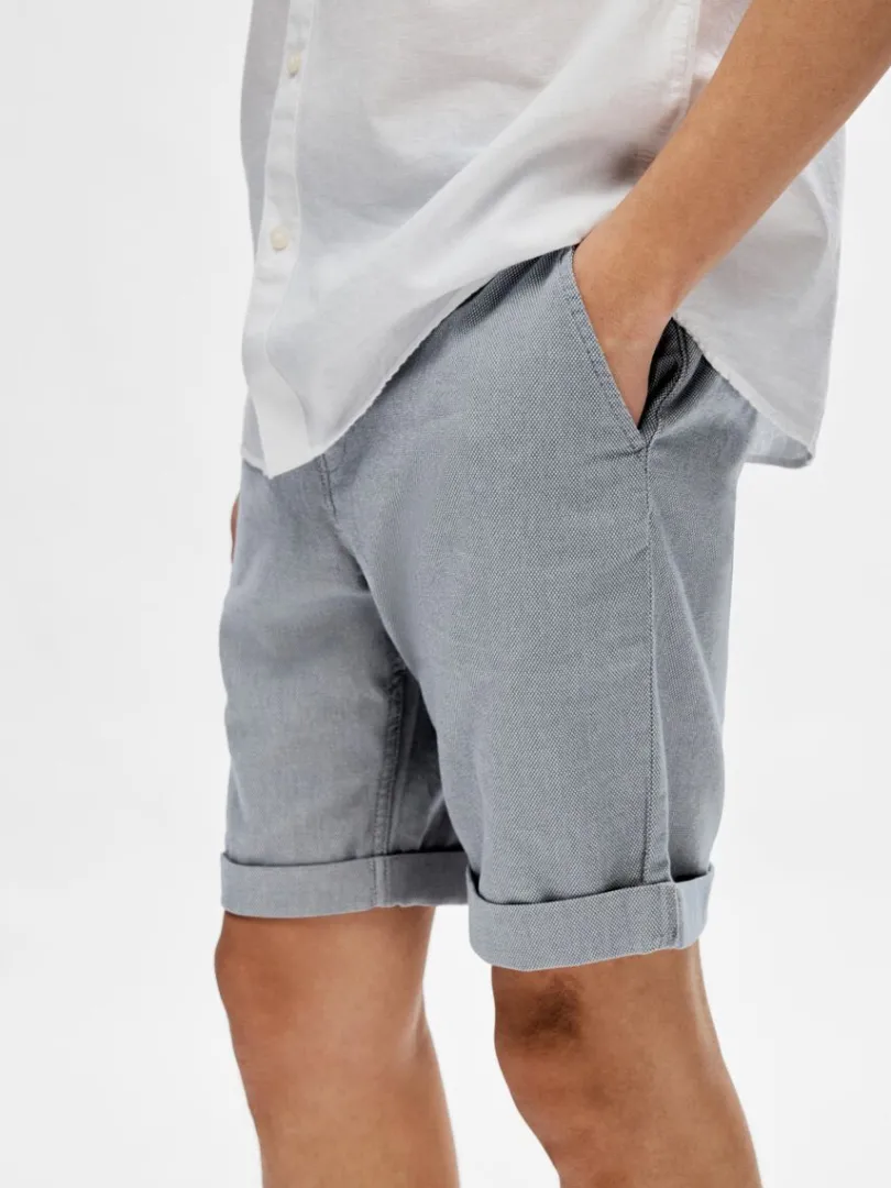 bomuldsflex_shorts_5.webp Shorts>SELECTED BOMULDSFLEX SHORTS Blue