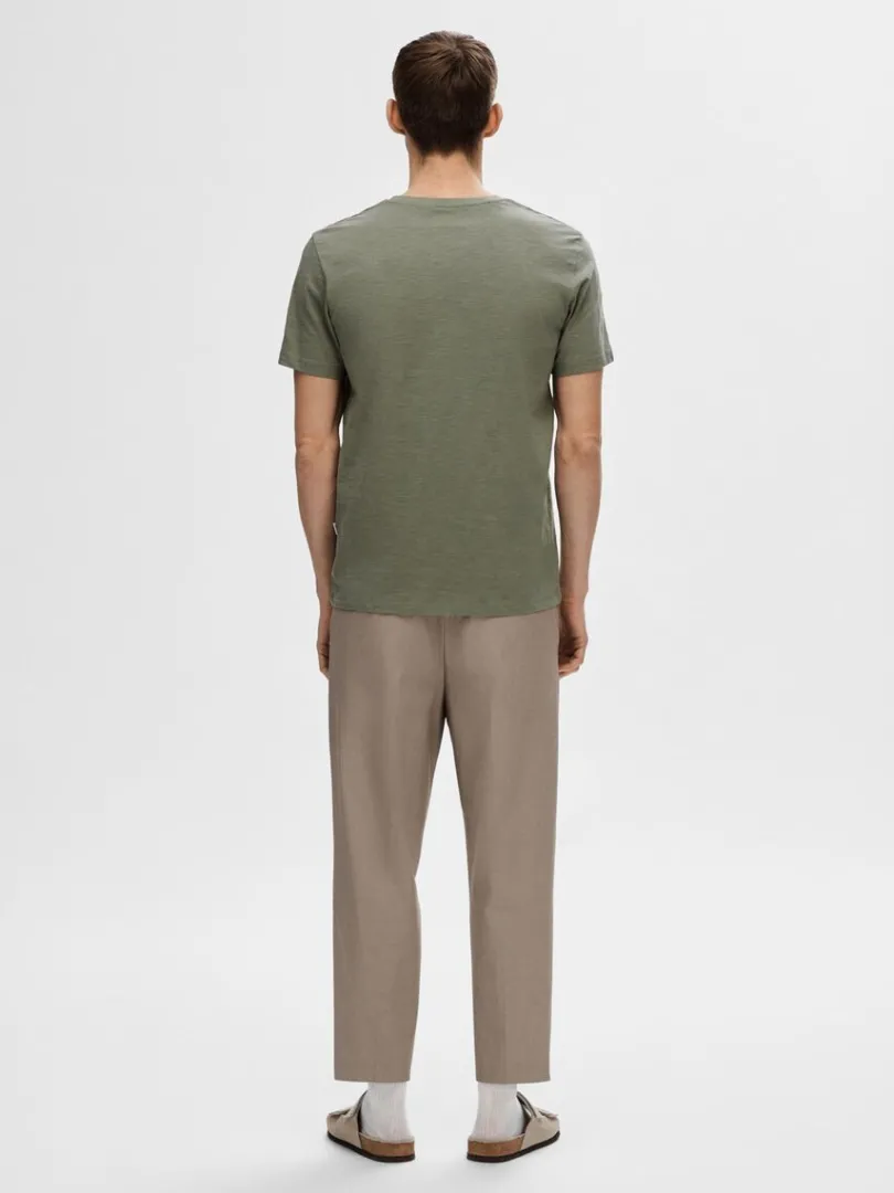 bomuldsslub_tshirt_4-1.webp T-shirts>SELECTED BOMULDSSLUB T-SHIRT Green