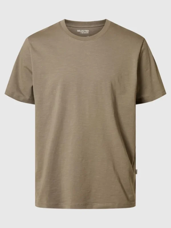 T-shirts>SELECTED BOMULDSSLUB T-SHIRT Green