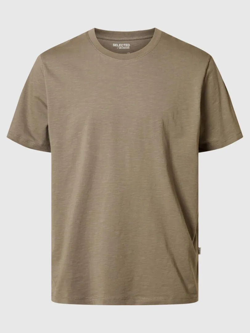 bomuldsslub_tshirt_5-1.webp T-shirts>SELECTED BOMULDSSLUB T-SHIRT Green