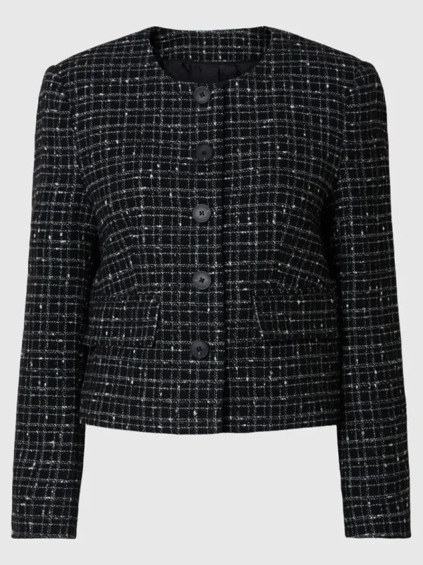 Jakkesæt & Blazers | Overtøj>SELECTED BOUCLE BLAZER Black
